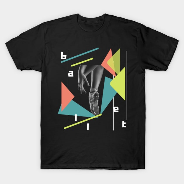 ballet dancer design T-Shirt by Dancespread